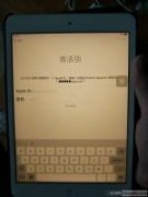 ipad mini wif版 无故被锁机